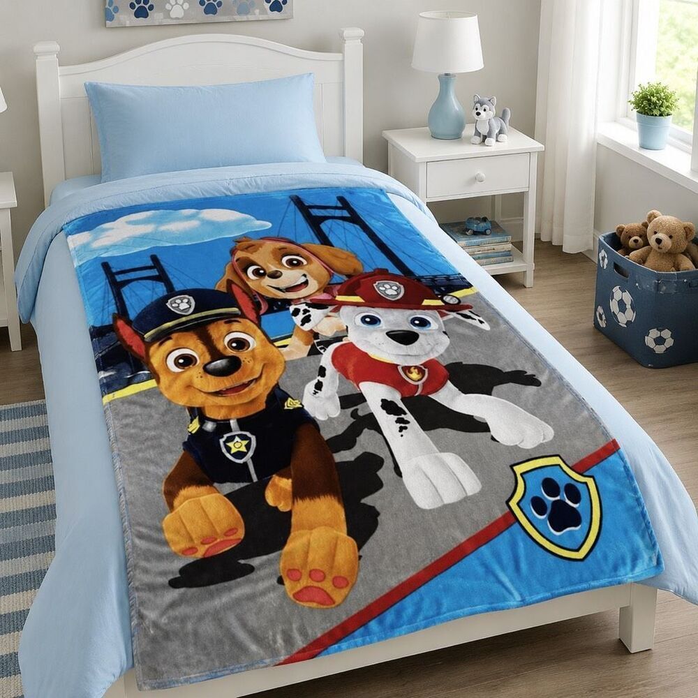 Paw Patriol Large super soft plush throw blanket 87x63 2022